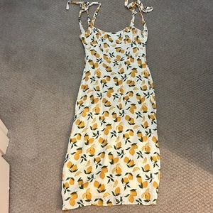 Reformation Besse Dress- Lemon